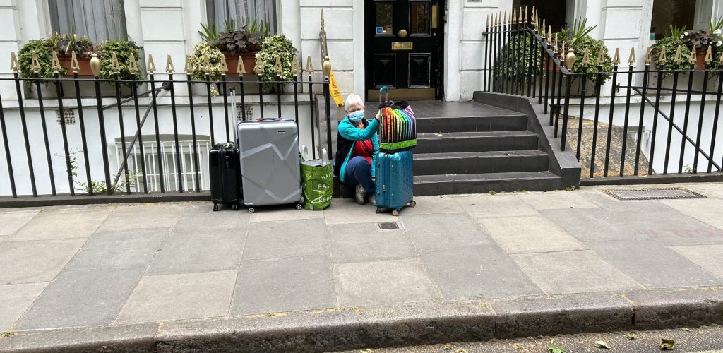Waiting for our Uber